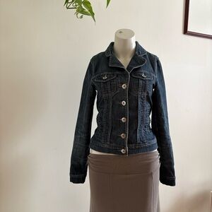 Vintage Lois Jeans Distressed Denim Jacket – Size Small